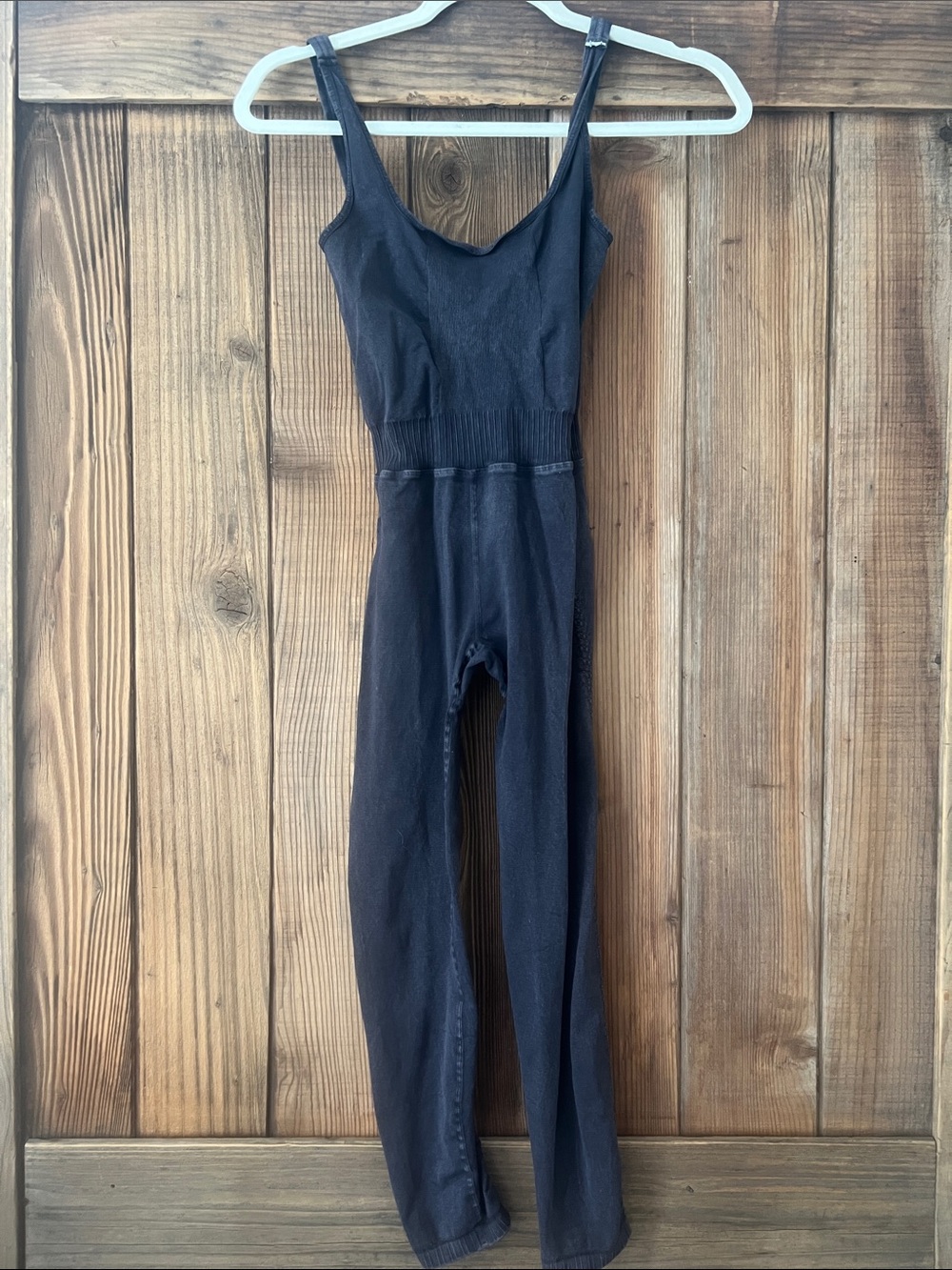 FP Movement by Free People Black Good Karma Onsie